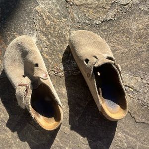 Mens Suede Birkenstock Boston , size 42